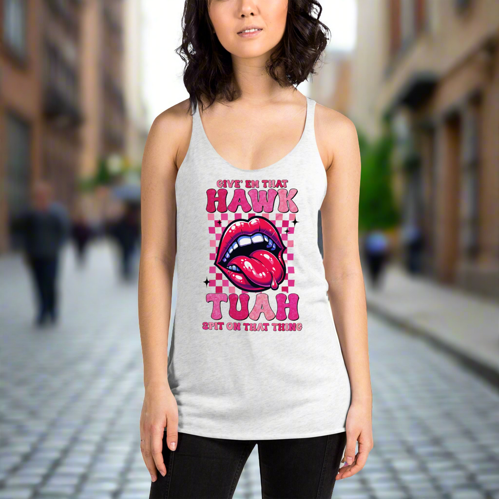 Hawk Tuah™ Women's Racerback Tank