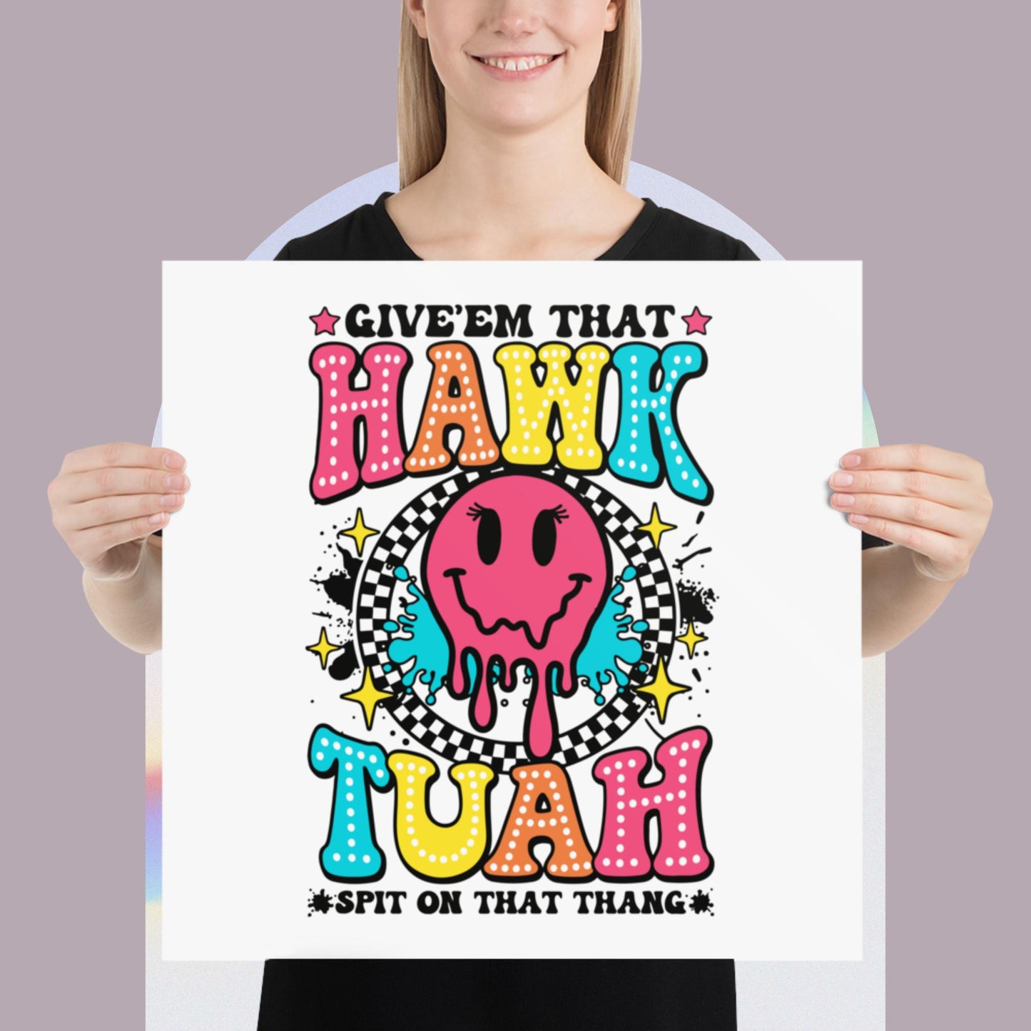 Hawk Tuah™ Basic Fun Poster