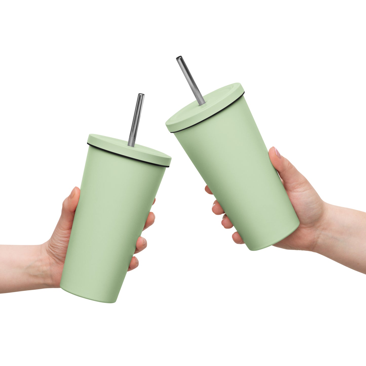 Hawk Tuah™ Insulated tumbler with a straw