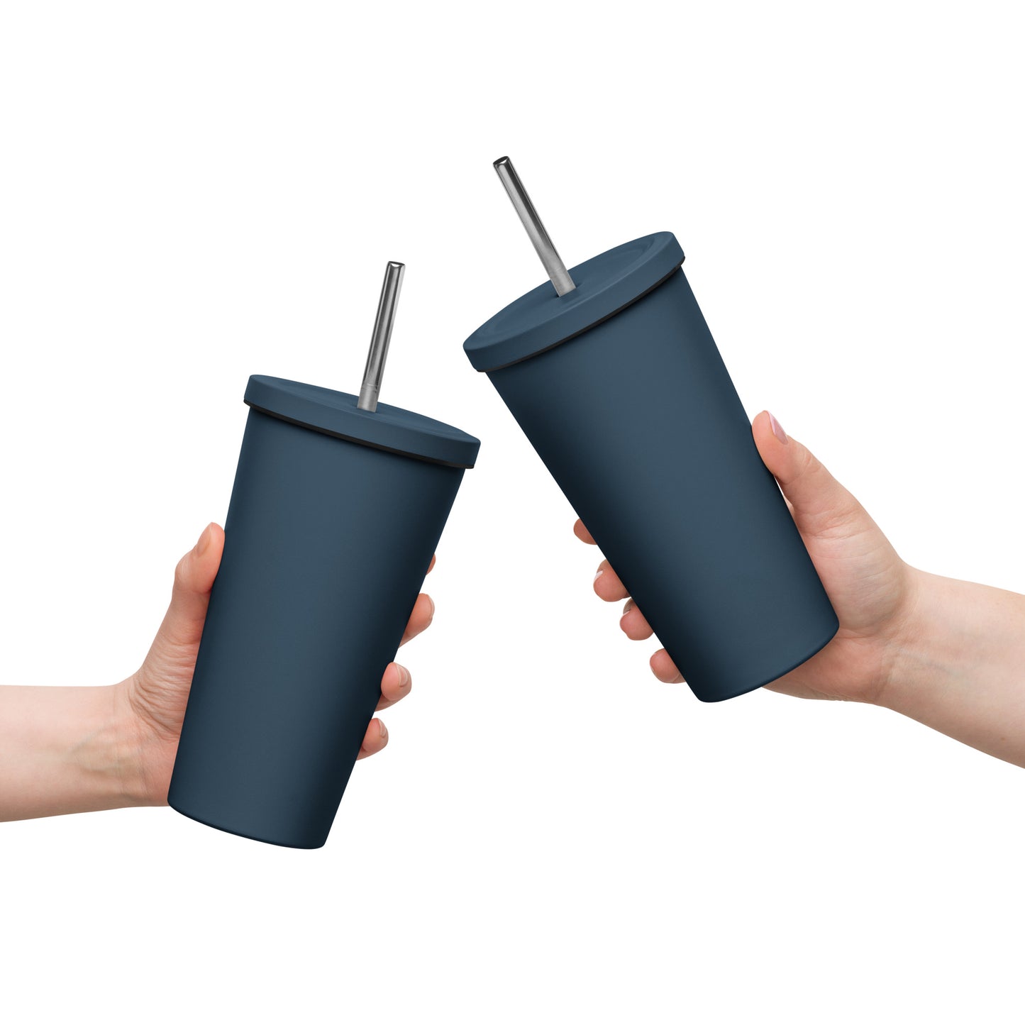 Hawk Tuah™ Insulated tumbler with a straw