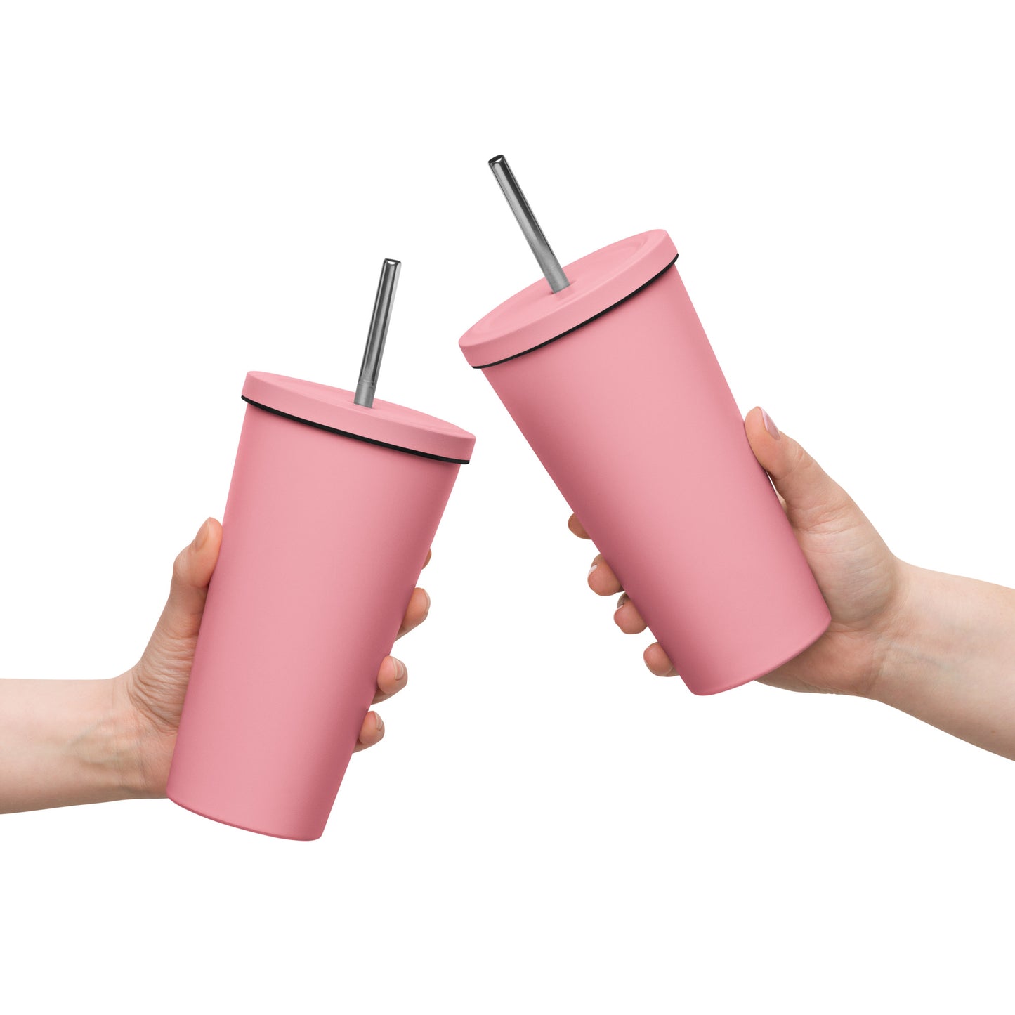 Hawk Tuah™ Insulated tumbler with a straw