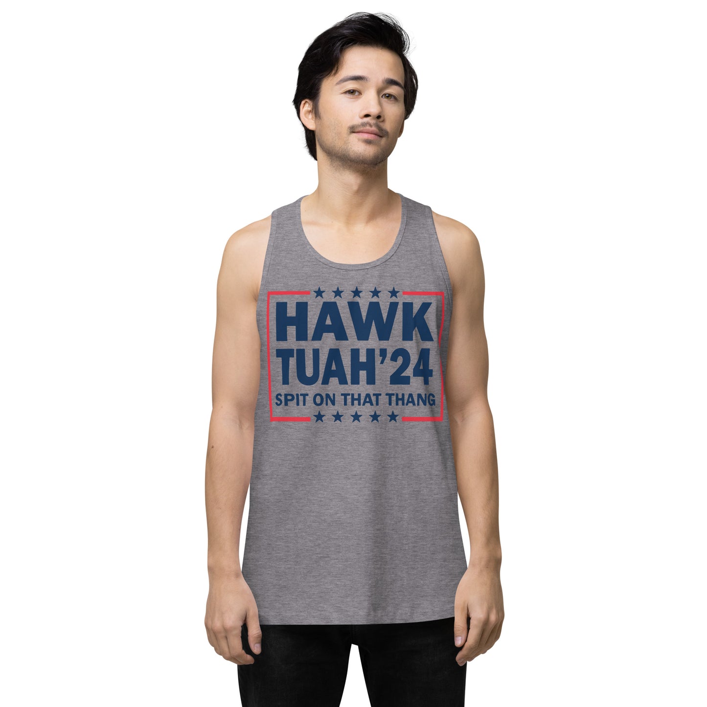 Hawk Tuah™ Men’s premium tank top