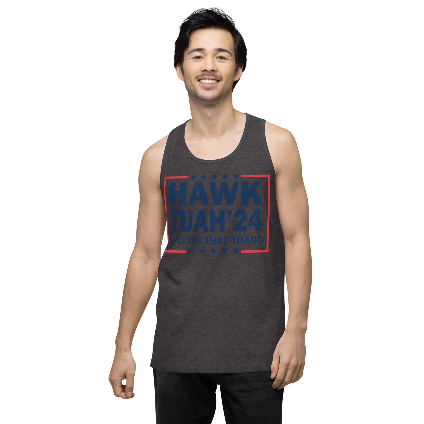 Hawk Tuah™ Men’s premium tank top