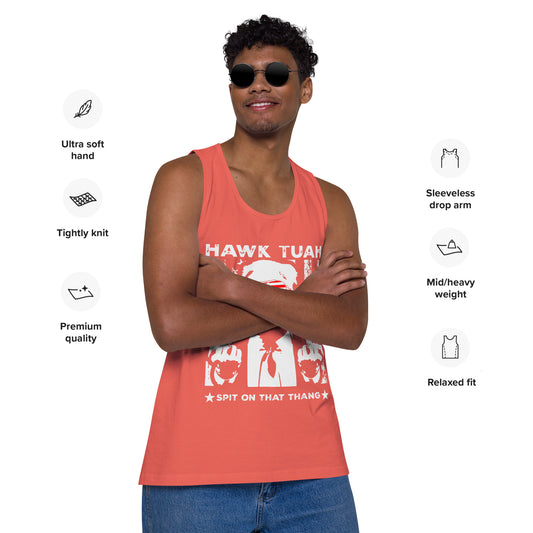 Hawk Tuah™ Men’s Cotton premium tank top