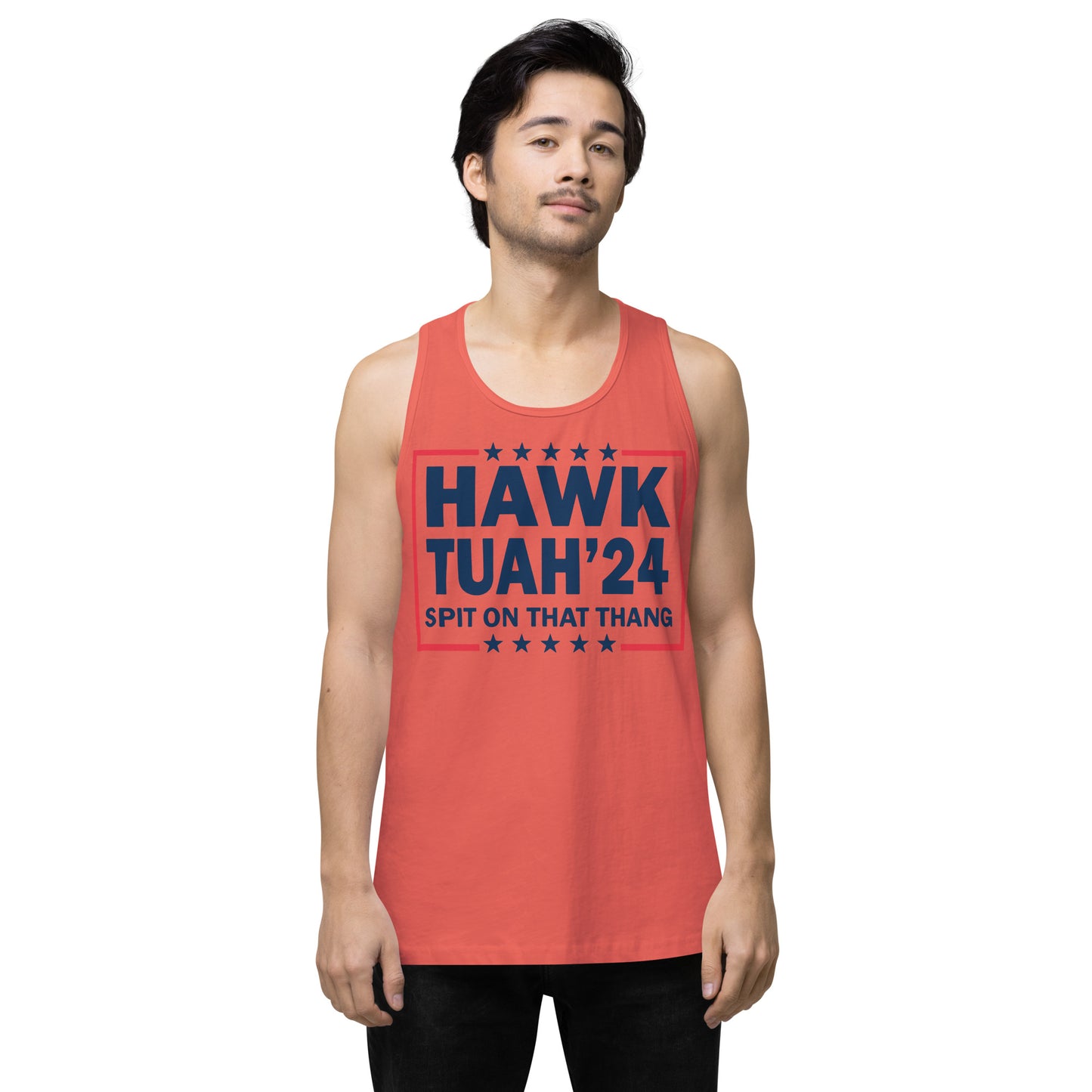 Hawk Tuah™ Men’s premium tank top