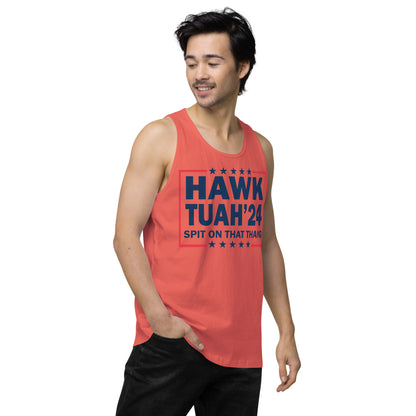 Hawk Tuah™ Men’s premium tank top