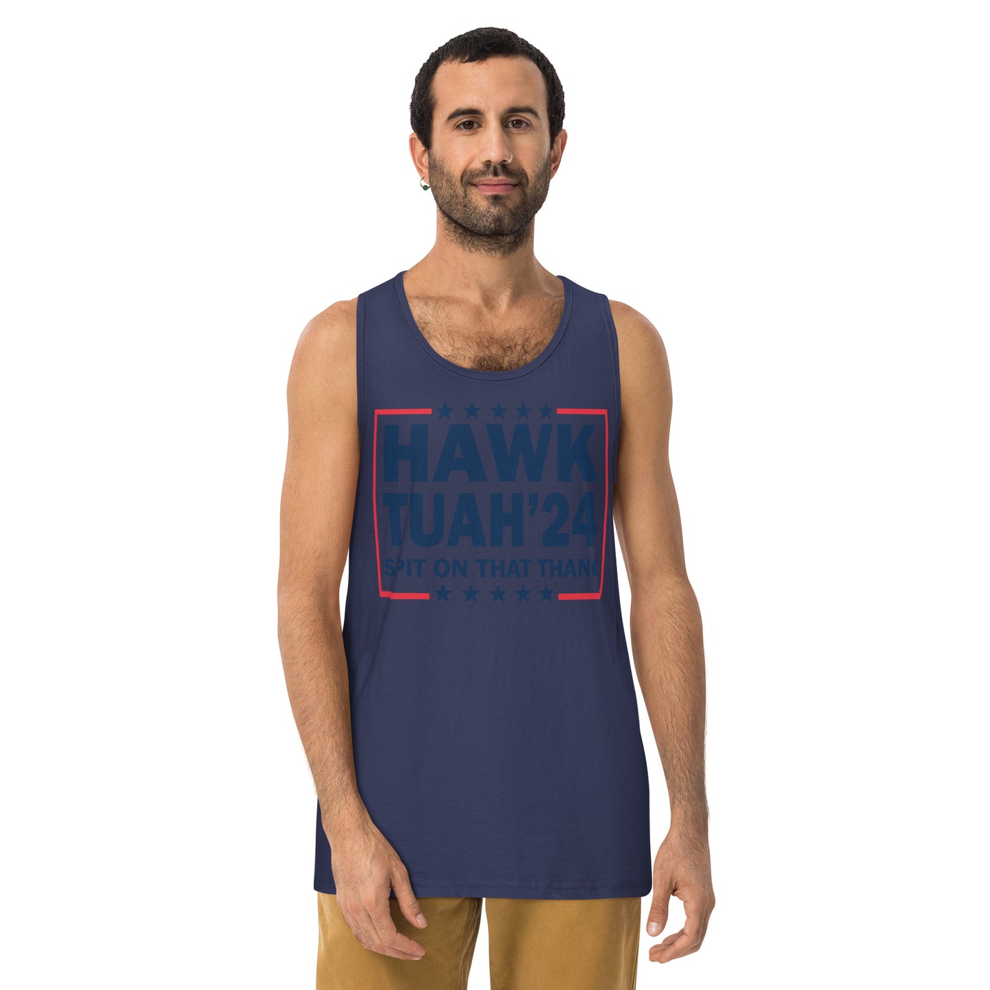 Hawk Tuah™ Men’s premium tank top