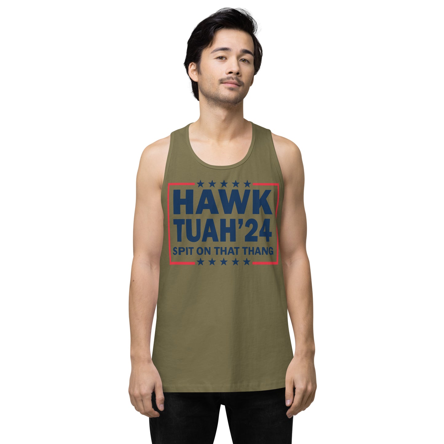 Hawk Tuah™ Men’s premium tank top