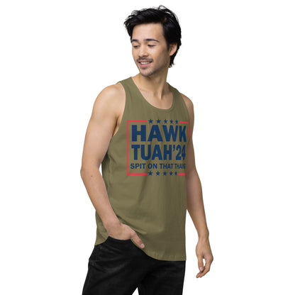 Hawk Tuah™ Men’s premium tank top