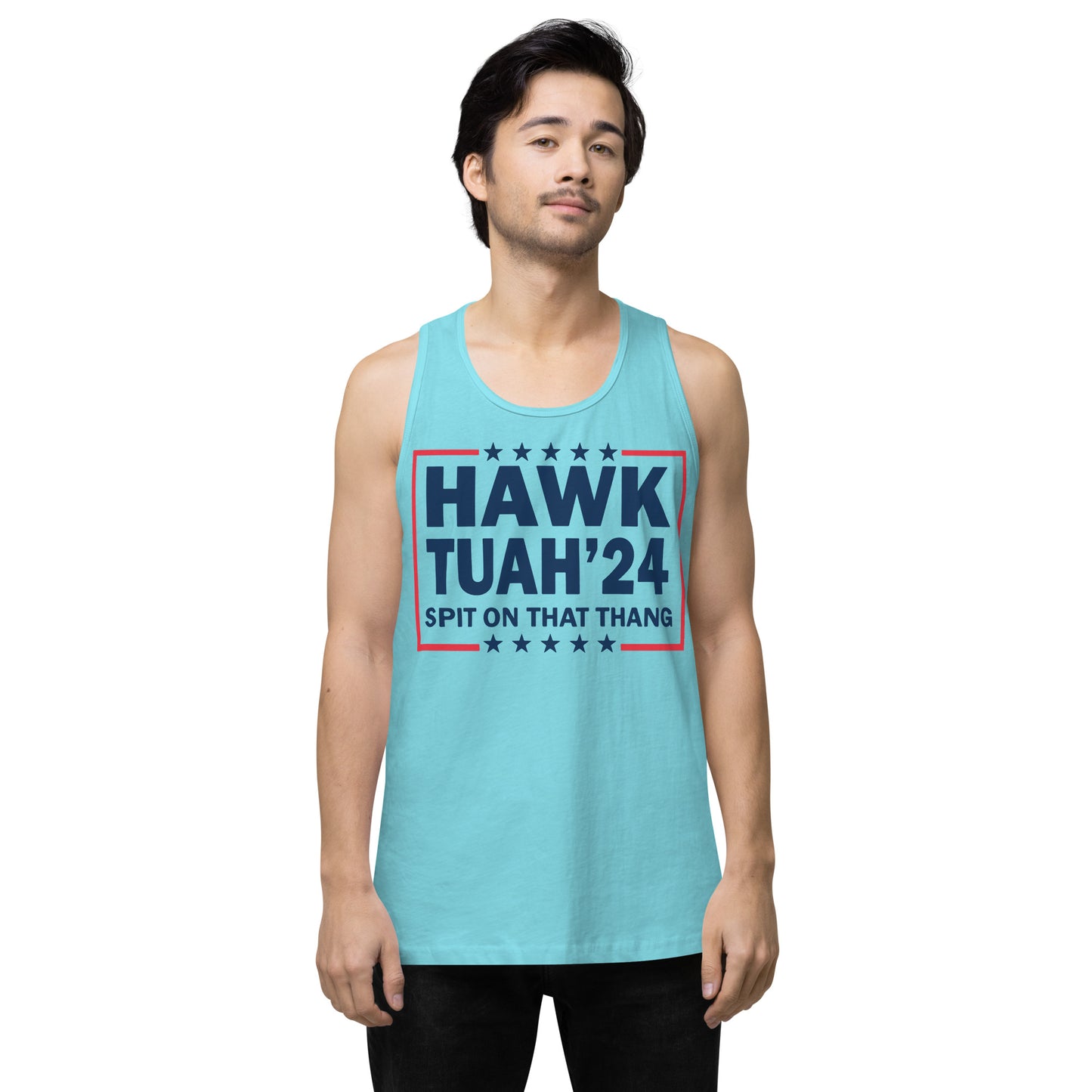 Hawk Tuah™ Men’s premium tank top