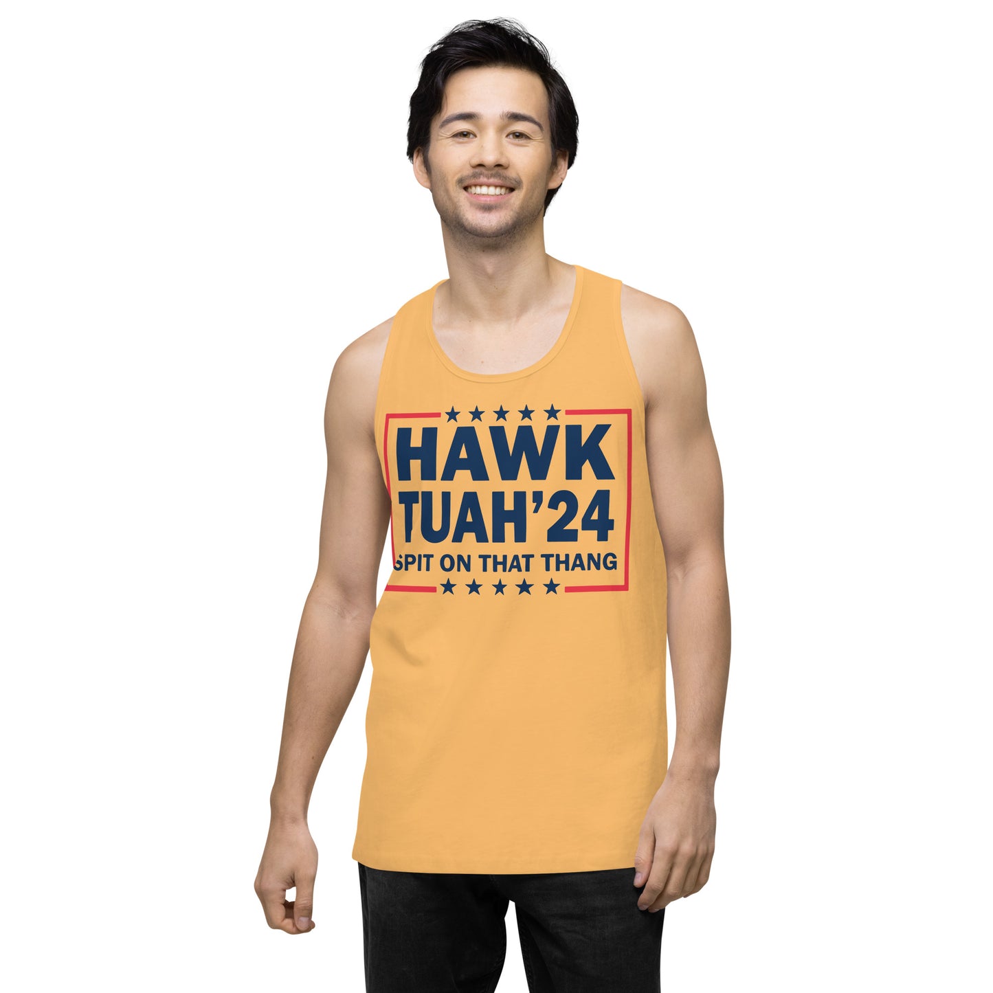 Hawk Tuah™ Men’s premium tank top