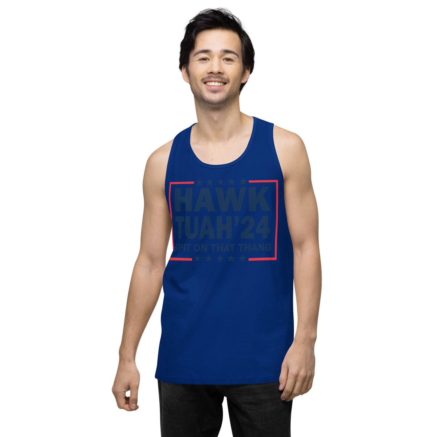 Hawk Tuah™ Men’s premium tank top