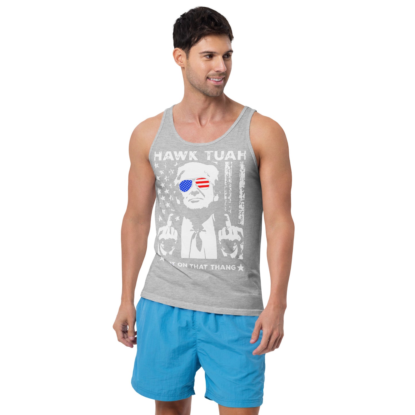 Hawk Tuah™ Trump Men's Tank Top