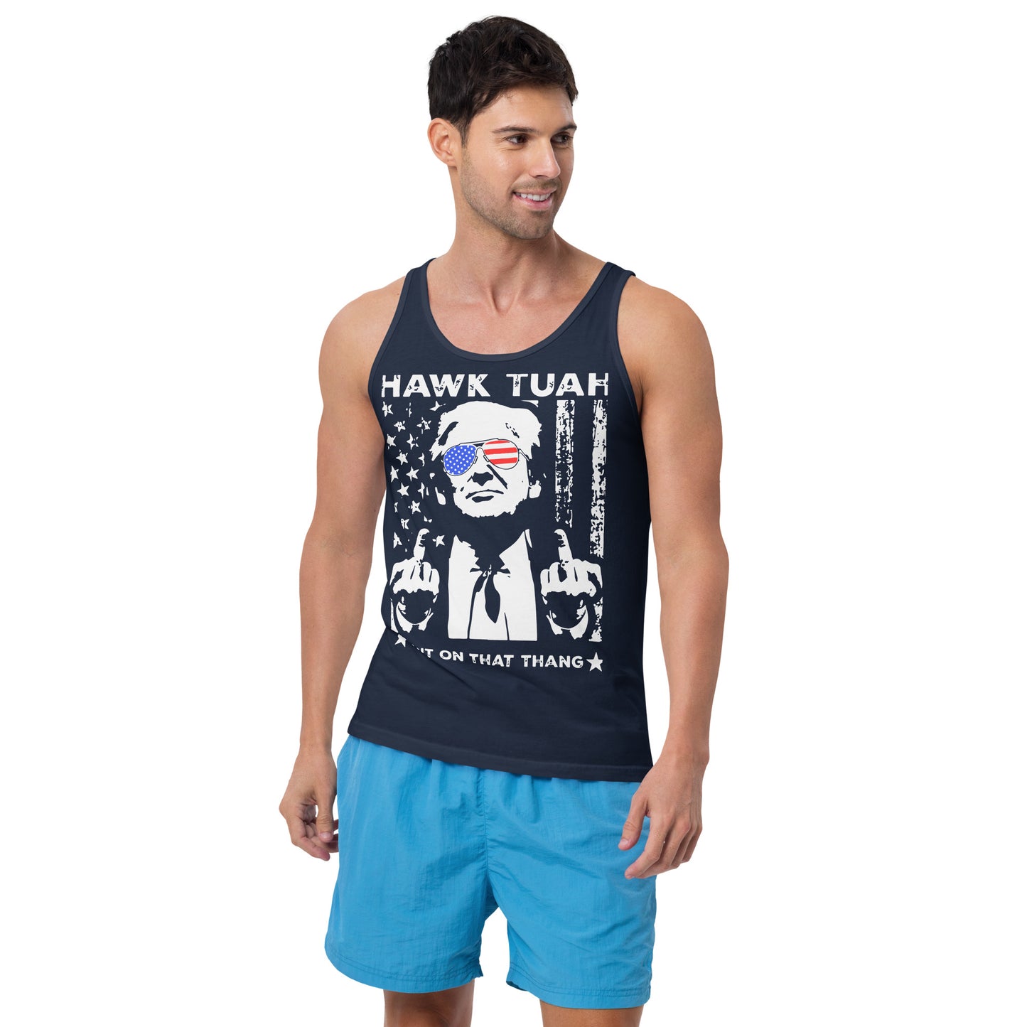 Hawk Tuah™ Trump Men's Tank Top