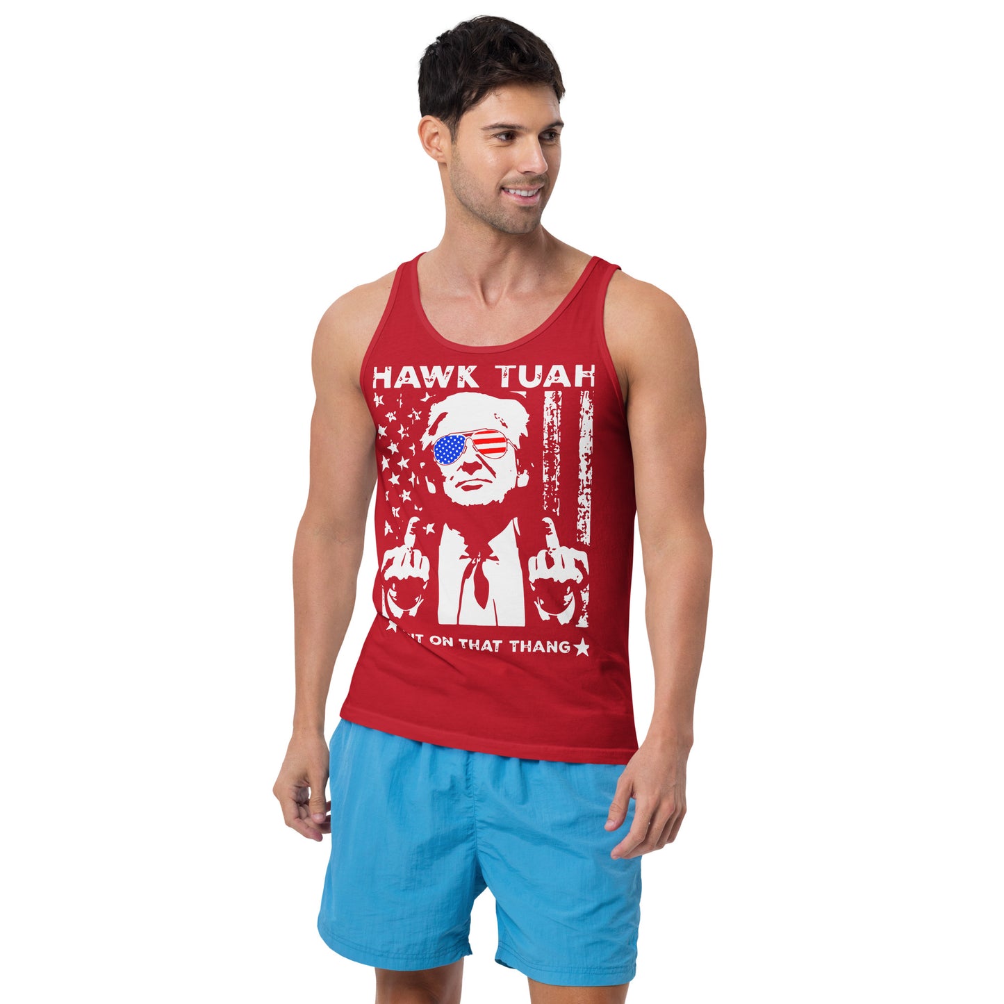 Hawk Tuah™ Trump Men's Tank Top