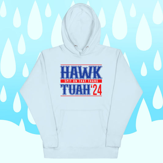 Hawk Tuah™ Front Pouch Pocket Unisex Hoodie