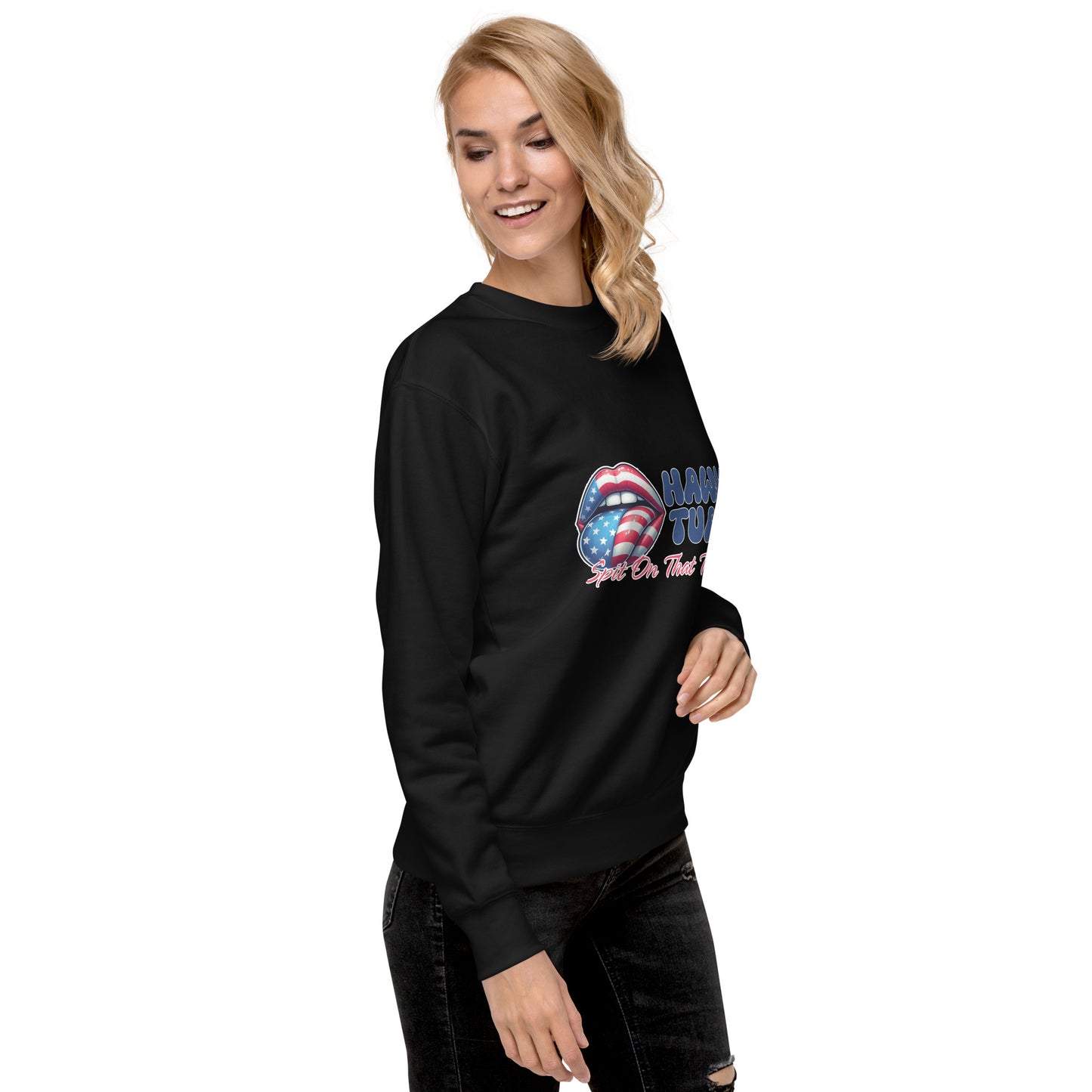 Hawk Tuah™ Unisex Premium Cotton Sweatshirt