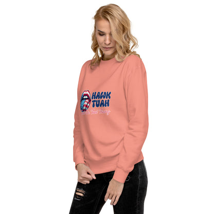 Hawk Tuah™ Unisex Premium Cotton Sweatshirt