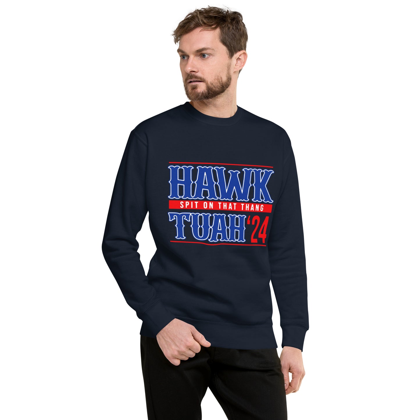 Hawk Tuah™ Unisex Premium Sweatshirt