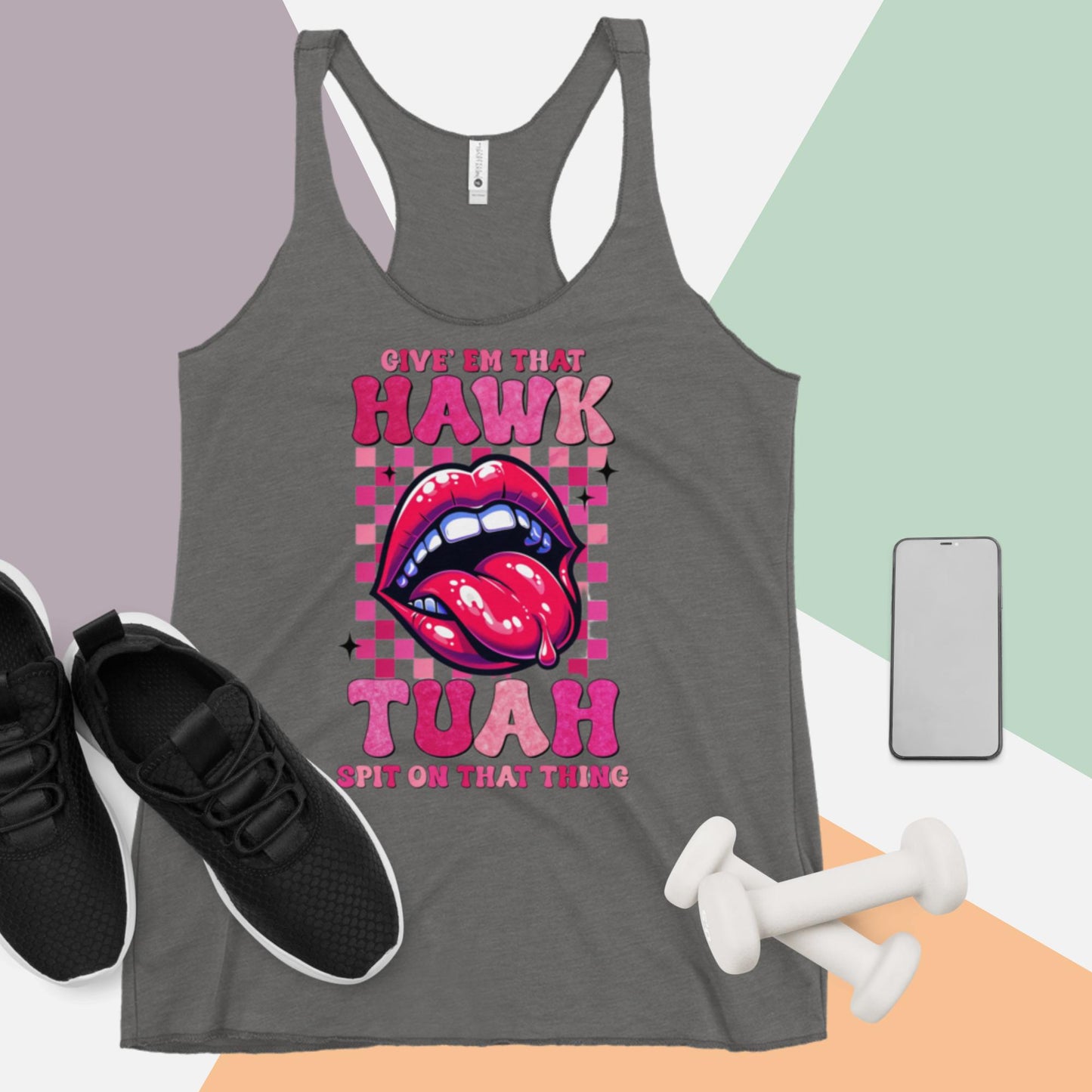 Hawk Tuah™ Women's Racerback Tank