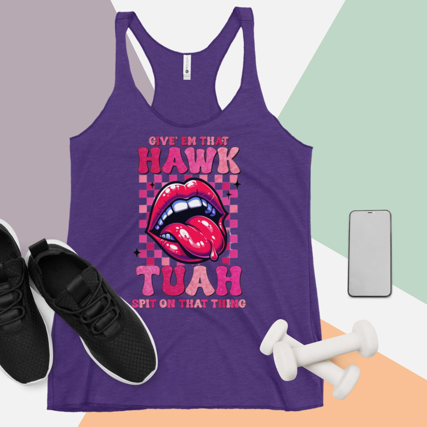 Hawk Tuah™ Women's Racerback Tank