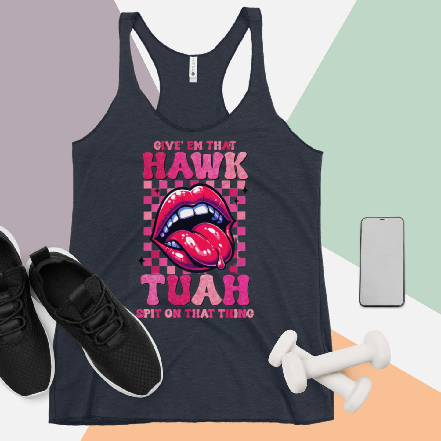 Hawk Tuah™ Women's Racerback Tank