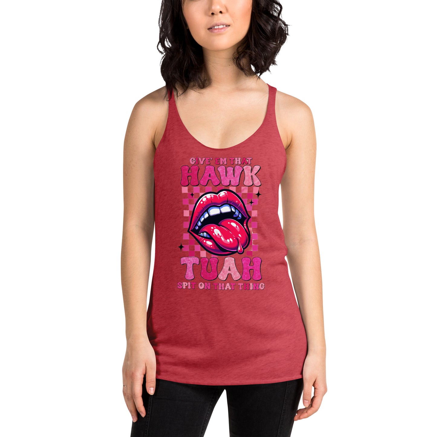 Hawk Tuah™ Women's Racerback Tank