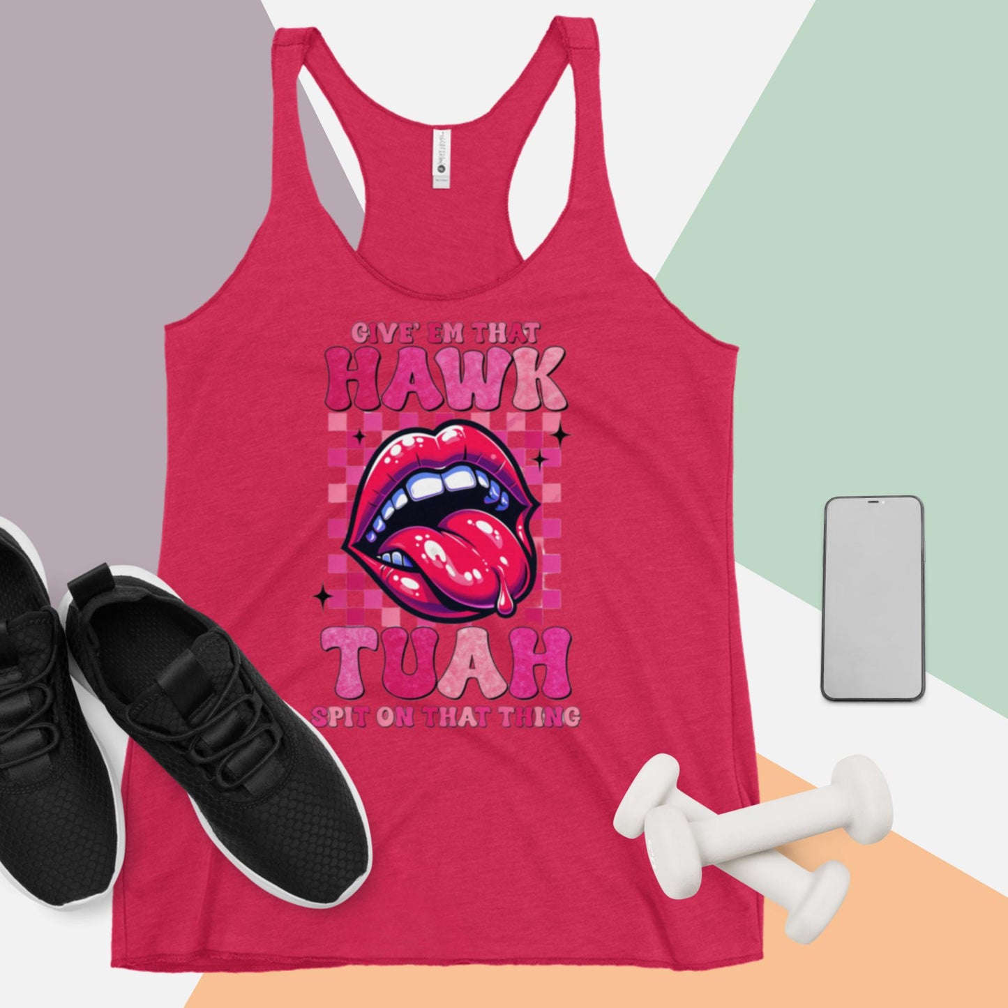 Hawk Tuah™ Women's Racerback Tank