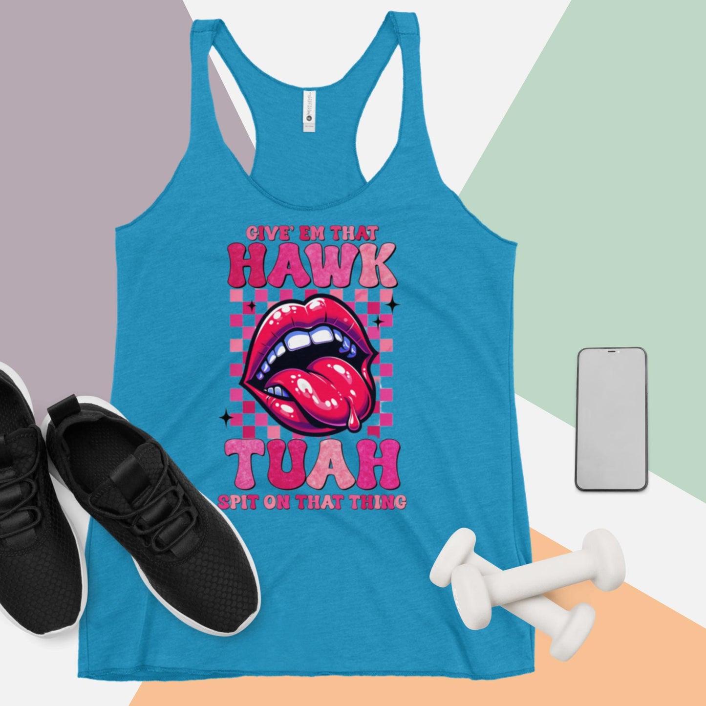 Hawk Tuah™ Women's Racerback Tank